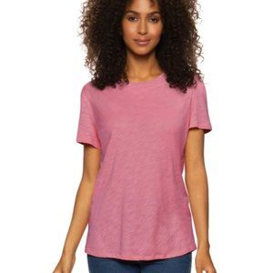 New!! Felina Slub Jersey Crew Neck T-Shirt